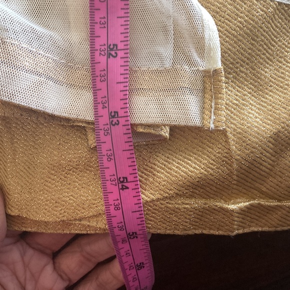 Royal Gold Floral Anarkali Churidar Gown - Picture 10 of 13